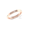 Spaced Flat Court Diamond Ring in 18ct Rose Gold (2.5mm)