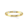Eve Diamond Ring in 18ct Yellow Gold (2mm)