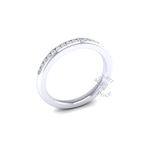 Channel Set Diamond Ring in Platinum (0.255 ct.)