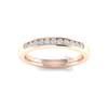 Channel Set Diamond Ring in 18ct Rose Gold (0.22 ct.)