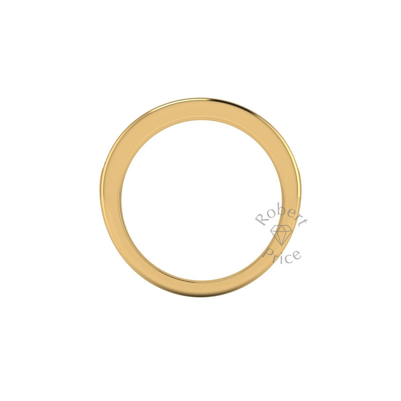 Channel Set Soft Court Diamond Ring in 18ct Yellow Gold (0.3 ct.)