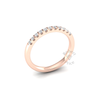 Micropavé Diamond Ring in 18ct Rose Gold (0.22 ct.)