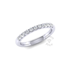 Micropavé Diamond Ring in 18ct White Gold (0.33 ct.)
