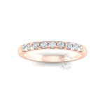 Micropavé Diamond Ring in 18ct Rose Gold (0.36 ct.)