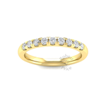 Micropavé Diamond Ring in 18ct Yellow Gold (0.36 ct.)