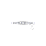 Micropavé Diamond Ring in 18ct White Gold (0.36 ct.)