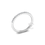 Micropavé Diamond Ring in 18ct White Gold (0.225 ct.)