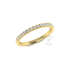 Micropavé Diamond Ring in 18ct Yellow Gold (0.225 ct.)