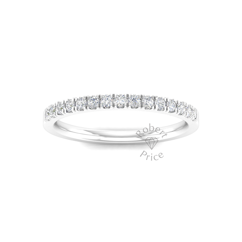 Micropavé Diamond Ring in 18ct White Gold (0.225 ct.)
