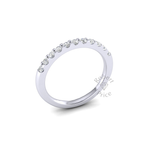 Claw Set Diamond Ring in 18ct White Gold (0.44 ct.)