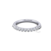 Claw Set Diamond Ring in 18ct White Gold (0.44 ct.)
