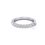 Claw Set Diamond Ring in Platinum (0.55 ct.)