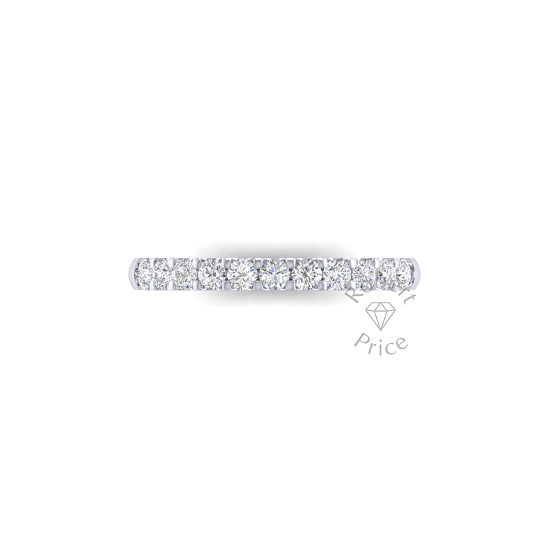 Claw Set Diamond Ring in 18ct White Gold (0.55 ct.)
