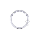 Regal Moon Diamond Ring in Platinum (0.35 ct.)
