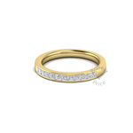 Princess Cut Channel Set Diamond Ring in 18ct Yellow Gold (0.42 ct.)