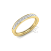 Princess Cut Channel Set Diamond Ring in 18ct Yellow Gold (0.72 ct.)