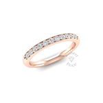 Shared Claw Set Diamond Ring in 18ct Rose Gold (0.33 ct.)