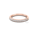 Shared Claw Set Diamond Ring in 18ct Rose Gold (0.33 ct.)
