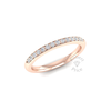 Shared Claw Set Diamond Ring in 18ct Rose Gold (0.21 ct.)