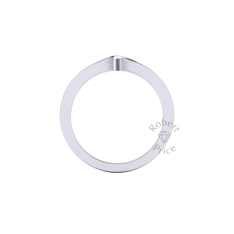Twist Diamond Ring in 18ct White Gold (0.15 ct.)