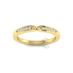 Vintage Twist Diamond Ring in 18ct Yellow Gold (0.15 ct.)