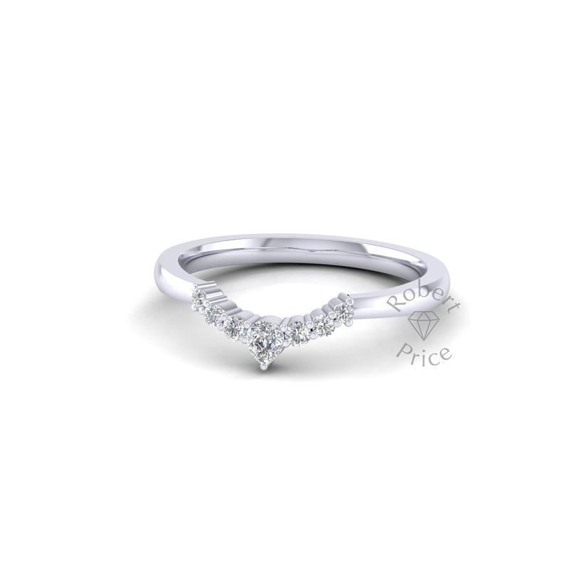 Stellar Diamond Ring in Platinum (0.14 ct.)