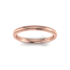 Millgrain Wedding Ring in 9ct Rose Gold (2mm)