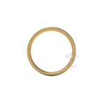 Millgrain Wedding Ring in 18ct Yellow Gold (2mm)