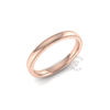 Millgrain Wedding Ring in 18ct Rose Gold (2.5mm)