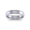 Millgrain Wedding Ring in Platinum (4mm)