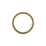 Millgrain Wedding Ring in 18ct Yellow Gold (4mm)
