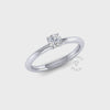 Petite Engagement Ring in Platinum (0.33 ct.)