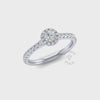 Luna Engagement Ring in Platinum (0.52 ct.)