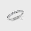 Shared Claw Set Diamond Ring in Platinum (0.33 ct.)